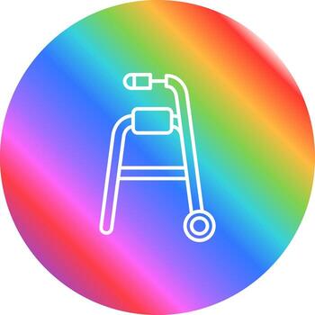 icono de vector de caminante