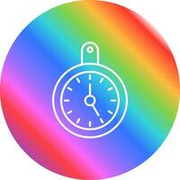 Wall Clock Vector Icon