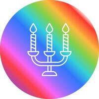 icono de vector de velas