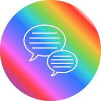 Speech Bubble Vector Icon