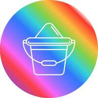 Sand Bucket Vector Icon