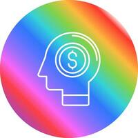 Money Thinking Vector Icon