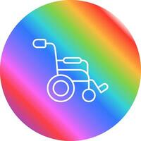 Wheel Chair Vector Icon