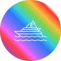 Yacht Vector Icon