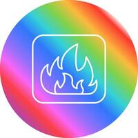 icono de vector de fuego