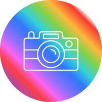 icono de vector de cámara de fotos