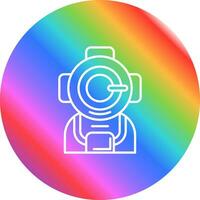 Diving Helmet Vector Icon