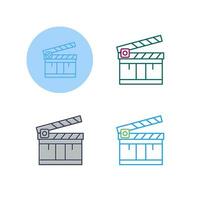 Clapperboard Vector Icon