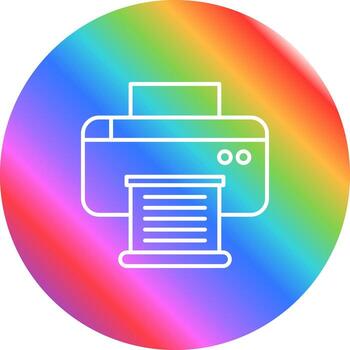 icono de vector de impresora