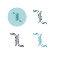 Drinking Straw Vector Icon