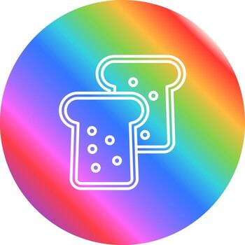 icono de vector de pan