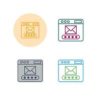 Mail Code Vector Icon