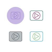 Play Button Vector Icon