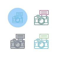 Camera Flash Vector Icon