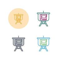 Education Presentation Vector Icon