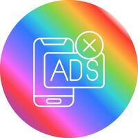 AD Block Vector Icon