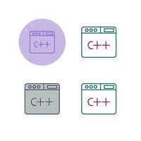 Programming language Vector Icon