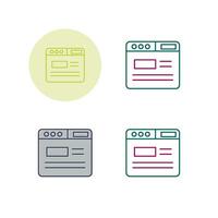 Webpage Vector Icon