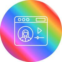 Video Tutorial Vector Icon