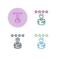 Customer Review Vector Icon