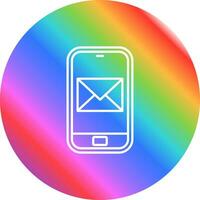 Smartphone mail Vector Icon