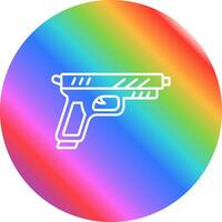 icono de vector de pistola