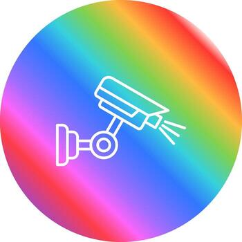 icono de vector de cámara de seguridad