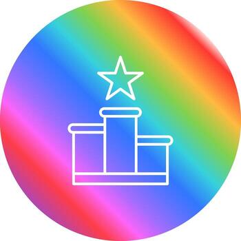 icono de vector de meta