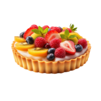 Tart with berries isolated png