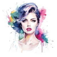 Aquarell Mode Illustration isoliert png