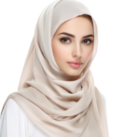 hermosa árabe mujer aislado png