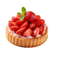 Tart with berries isolated png