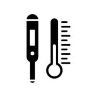 thermometer icon Vector illustration isolated on a white background.