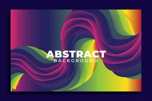 abstract background with colorful waves vector