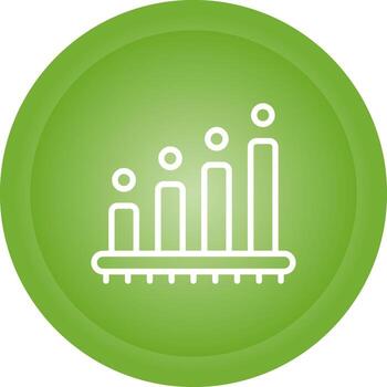 estadístico análisis vector icono