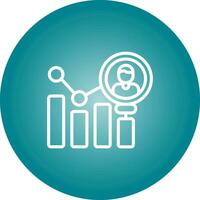 Customer Analytics Vector Icon