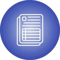 Spreadsheet Vector Icon