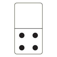 domino card icon logo vector design