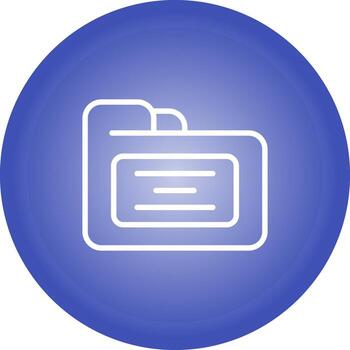 icono de vector de carpeta