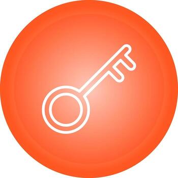 icono de vector clave