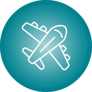 icono de vector de avión