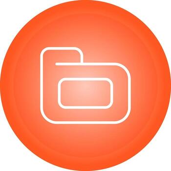 icono de vector de carpeta