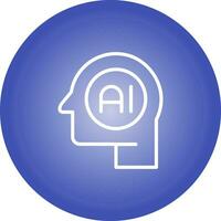 Artificial Intelligence Vector Icon