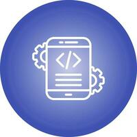 Mobile App Development Vector Icon