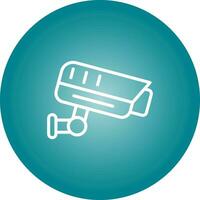 icono de vector de cámara de seguridad