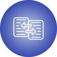 Data Transfer Vector Icon
