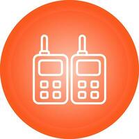 Two way Radio Vector Icon