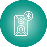 Portable Bluetooth Speaker Vector Icon