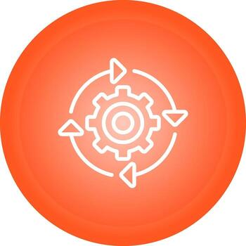 continuo integración vector icono