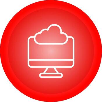 icono de vector de computación de borde